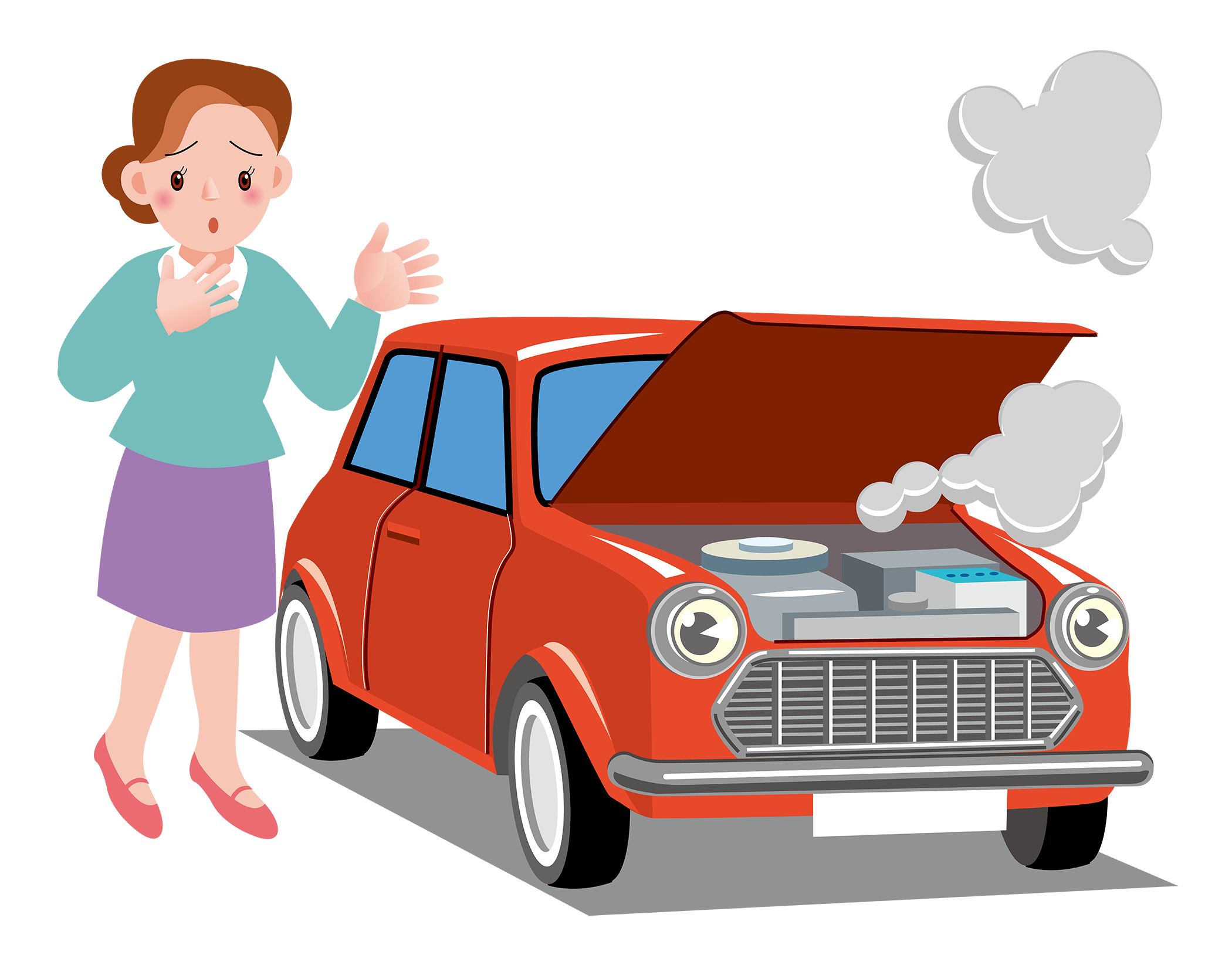 エアコン故障のイメージイラスト